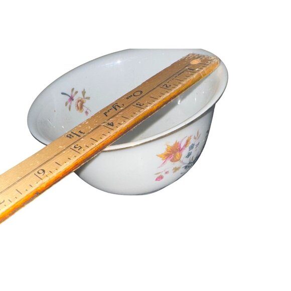 Avon Heirloom Independence Day 1981 Floral Porcelain Bowl No Stand - Picture 6 of 6